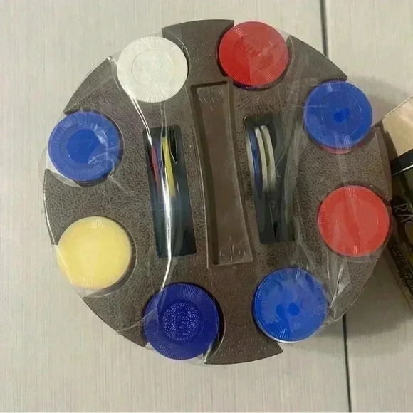 Vintage Pleasantime Pacific Game Revolving Poker Rack Chip in Original Box 2050 - Picture 5 of 5